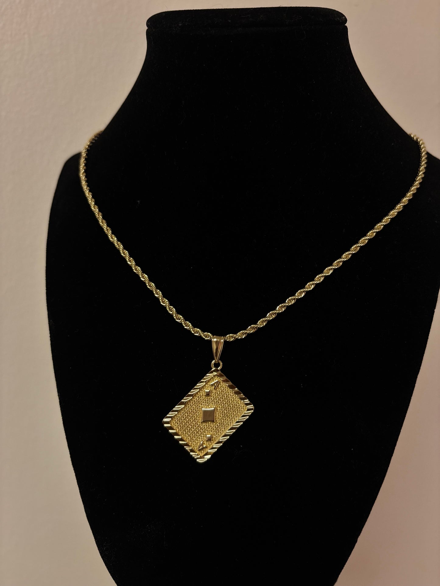 18k gold plated rope necklaces & 14k stud earrings