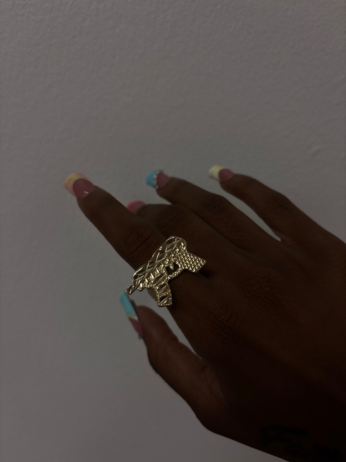 14k gold plated ring