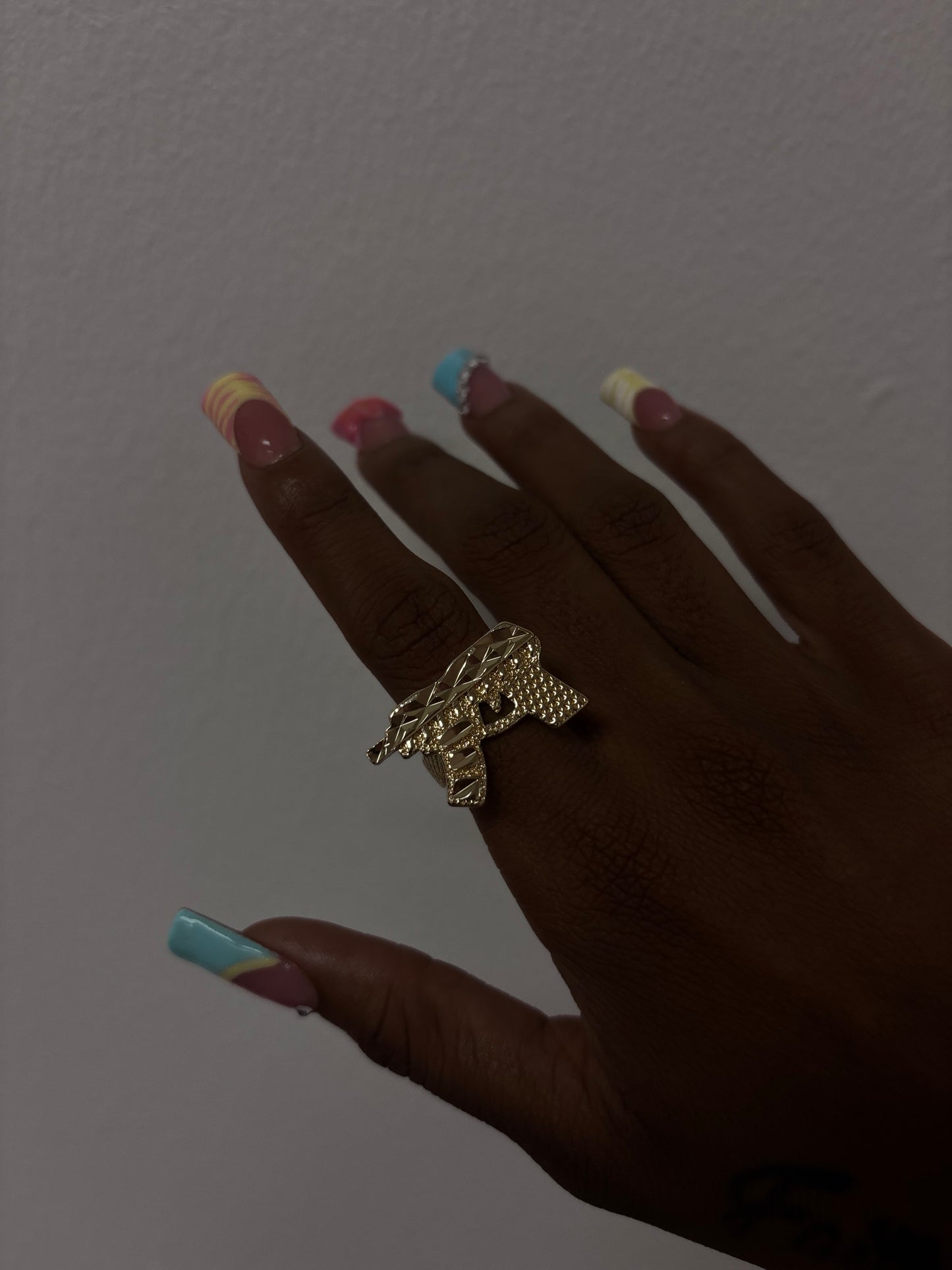 14k gold plated ring