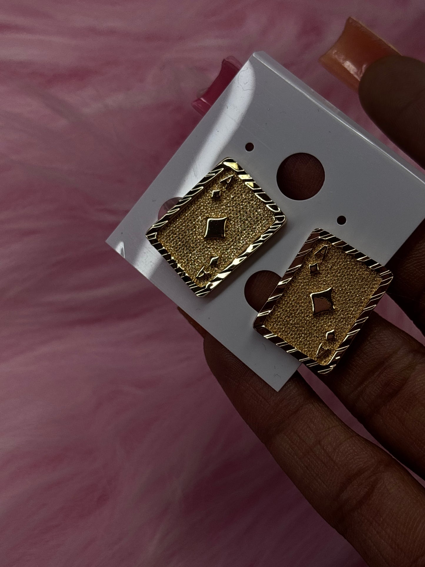 18k gold plated rope necklaces & 14k stud earrings