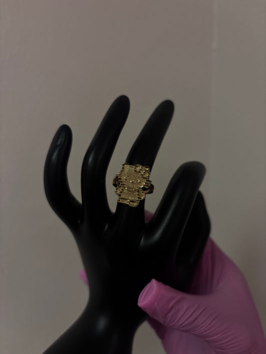 18k gold plated Hello kitty ring
